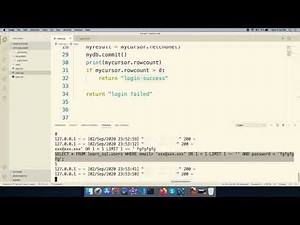 Python Flask SQL Injection