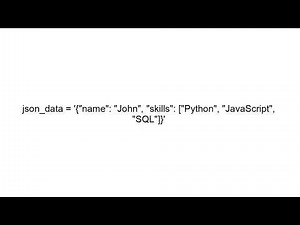 Parsing JSON Explained | JSON Parsing in Python for Beginners