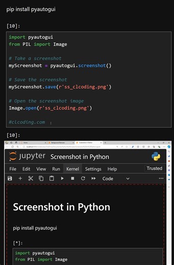 Screenshot in Python | Python Coding