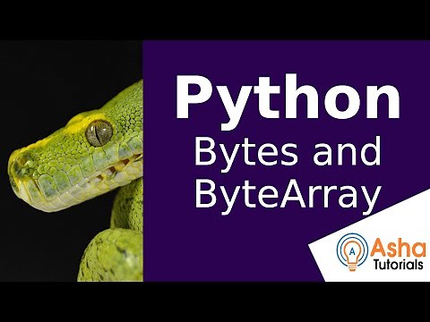 Python Bytes and ByteArray