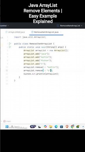 Java ArrayList Remove Elements | Easy Example Explained