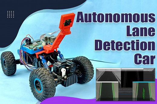 Autonomous Lane Detection Car Using Raspberry Pi and OpenCV - Part 1