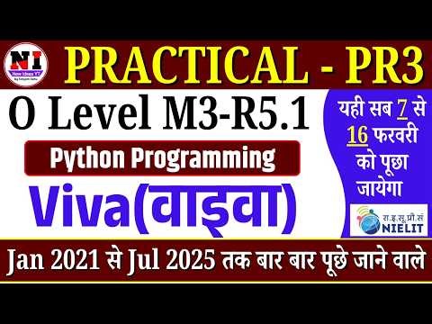 Python pr3 viva | O Level Python Practical 2026 | Python Practical Viva Question answer #pr3