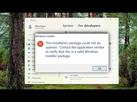 Fix: “This App Package Is Not Supported for Installation by App Installer” Error