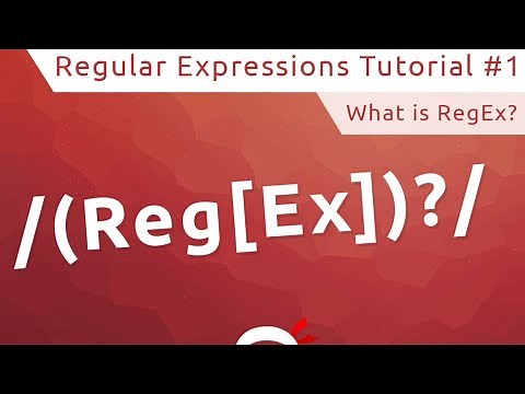 Regular Expressions (RegEx) Tutorial #1 - What is RegEx?