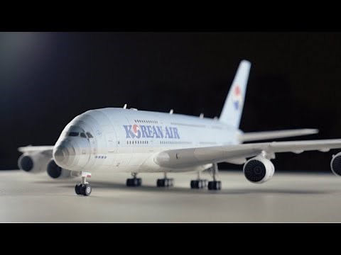 Korean Air Airbus A380 Papercraft | Hermercraft Model