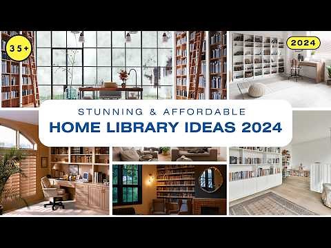 35+ Stylish Home Library Design Ideas for 2025 | Modern, Cozy & Budget Friendly