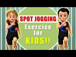 Spot Jogging | Exercise for Kids | 3D Animation