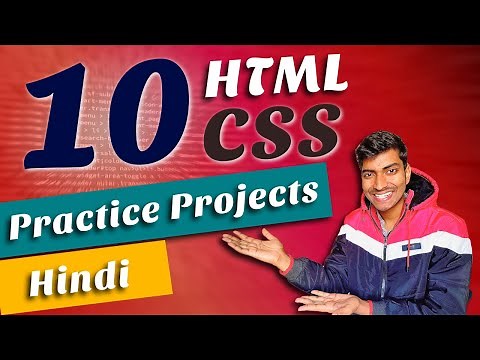 HTML CSS 10 Practice Projects for Beginners | 2023