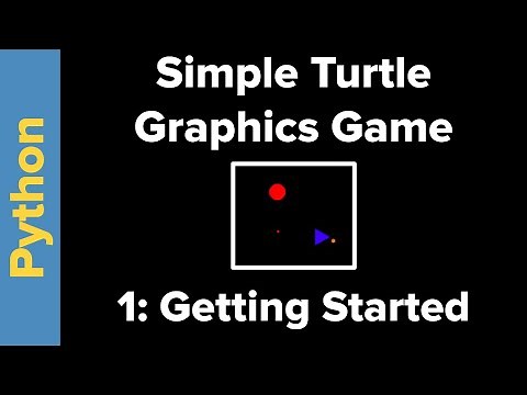 Simple Python Turtle Graphics Game (Part 1)