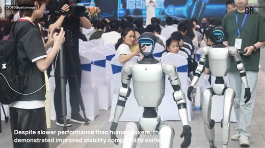 Unitree's Combat Robots Turn School Gym Into Boxing Arena