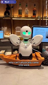 Take a look inside the amazing Tokyo cafe where customers are served by robots