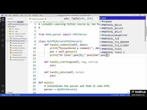 29 Parsing and processing HTML