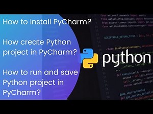 How to create Python project in PyCharm? | How to run and save Python program in PyCharm?