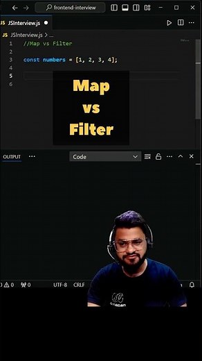 #day63 - Why Map and filter are different in JavaScript #frontend #coding #reactjs #javascript