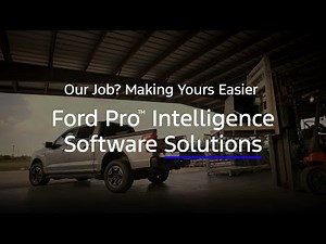 Ford Pro Intelligence/Software Overview | Ford Pro