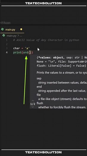 Python Tutorial: Finding ASCII Values for Characters