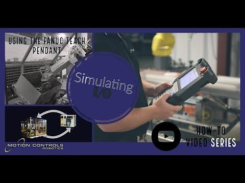 FANUC Teach Pendant Simulating Input/Output