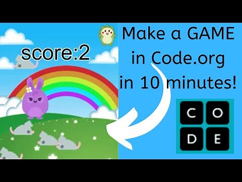 How to Create a GAME Using Sprite Lab on CODE.ORG