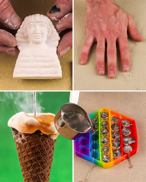 Getting creative with molten metal! ✨ | MetDaan DIY