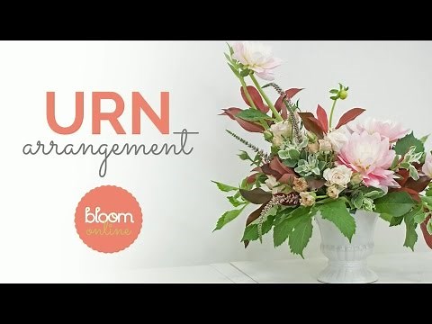 Urn Flower Arrangement Demo