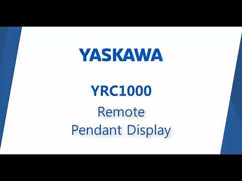 Remote Pendant Display: YRC1000 Robot Controller