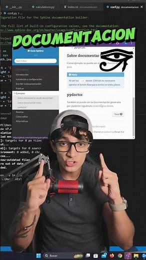 SPHINX + Python #aprenderpython #programacion #python