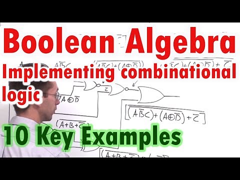 Digital Logic - implementing a logic circuit from a Boolean expression (Step by Step)