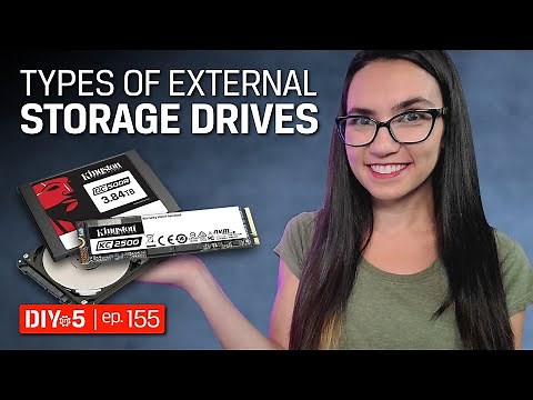 A Guide to External Hard Drives and SSDs – DIY in 5 Ep 155