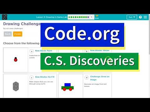 Code.org Lesson 3.9D Drawing in Game Lab 2022 Version | Challenge D | Tutorial and Answer | Unit 3
