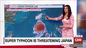 The strongest typhoon this year in the West Pacific is targeting Japan. CNN Meteorologist Allison Chinchar has the latest track and breaks down the possible impacts. | CNN Weather