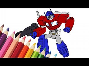 How to Draw Optimus Prime | Transformers