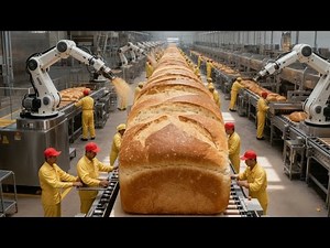 Inside a Modern Bread Factory: How Bread is Made in the World’s Largest Factory ( Full Process )