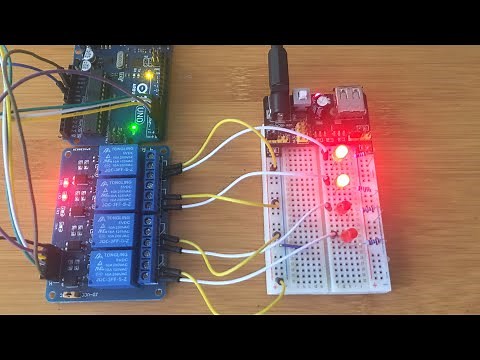 HOW TO INTERFACE 5V 4 CHANNEL RELAY MODULE WITH ARDUINO