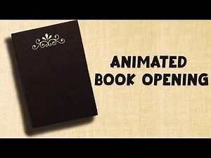 Book Opening Animation - Animated Book Opening - Free to Use || All Creative Designs