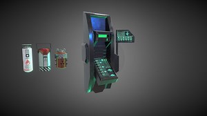 Free Props for a sci fi Environment - Download Free 3D model by michael_grodkowski