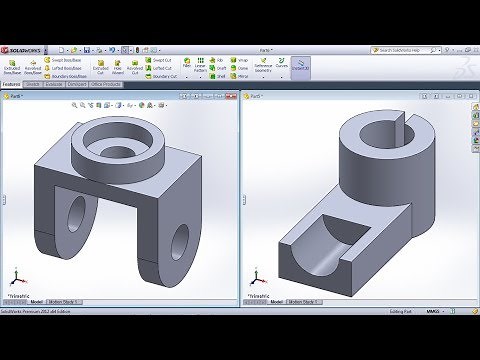 SolidWorks Exercises for Beginners - 4 | SolidWorks Part Modeling Practice Tutorial