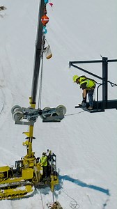 Take a look at the progress from the past month on the on the brand new Canyon Express (16) at Mammoth Mountain Canyon Lodge. The new lift will be a state-of-the-art Doppelmayr D-Line Series 6-Pack detachable high-speed chairlift featuring an enclosed top and bottom terminal. Demolition of the old lift is complete and the lower foundation has been poured. The new lift will offer skiers and riders quicker access to first track powder days, with more room for your crew to join the ride. | Mammoth 