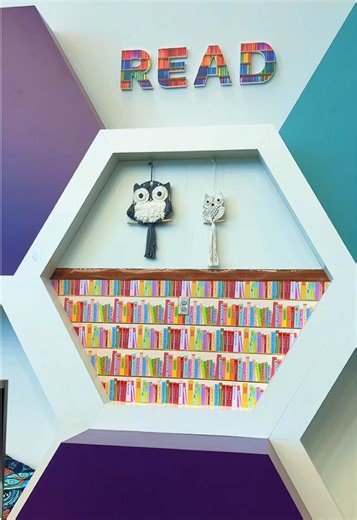 Transform Your Library Space with Peel and Stick Wallpaper