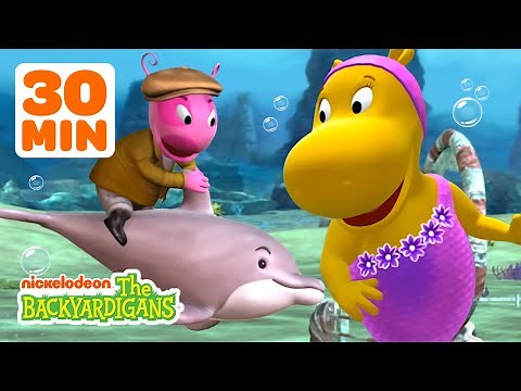 Backyardigans Go on Water Adventures! w/ Tasha & Uniqua | 30 Minute Compilation | The Backyardigans