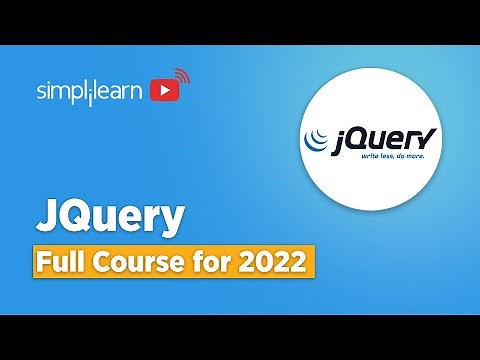 jQuery Full Course 2026 | jQuery Tutorial For Beginners | jQuery Tutorial | Simplilearn