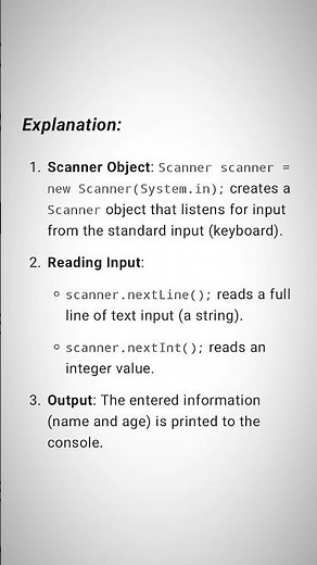 "Understanding the Scanner Class in Java: A Simple Guide to User Input"