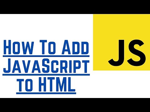 How To Add JavaScript to HTML (With Examples) | JavaScript Tutorial