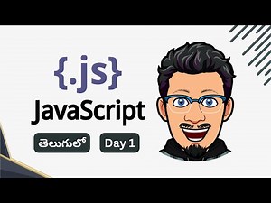 JavaScript in Telugu for Beginners | Day 1 JavaScript Tutorial