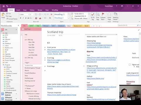OneNote Tutorial - Example Workflows