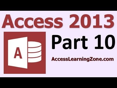 Microsoft Access 2013 Tutorial Level 1 Part 10 of 12 - Customer Form