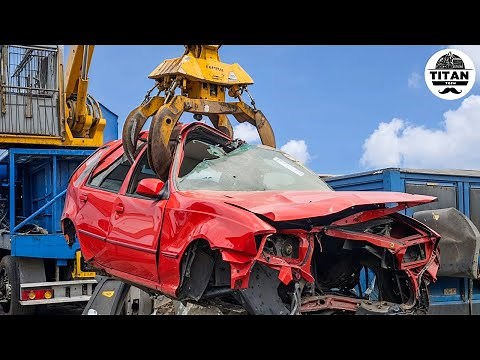 Most Insane Shredding Machines That Destroy Everything | Fastest Car Crushers in Action! #5