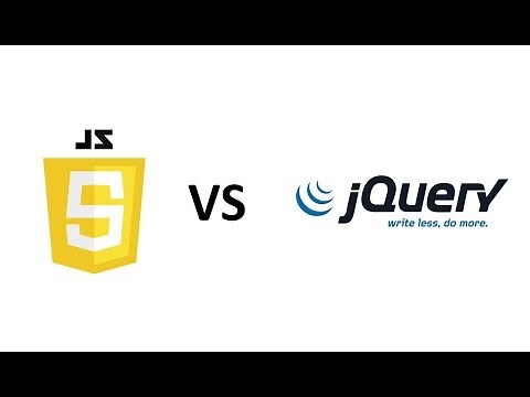 Introduction to jQuery (vs JavaScript)