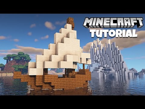 How to Build a Simple Small Boat | Minecraft Tutorial