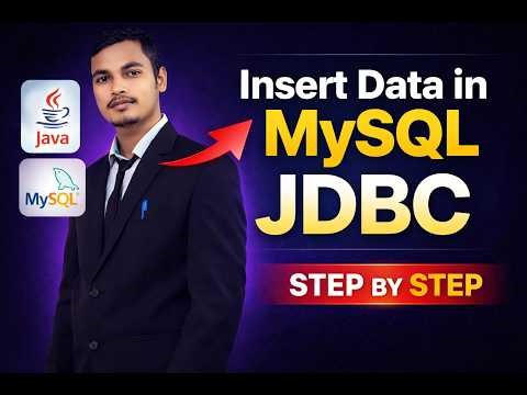 Insert Data into MySQL using Java JDBC | Full Example with Code | Java JDBC Insert Query Example